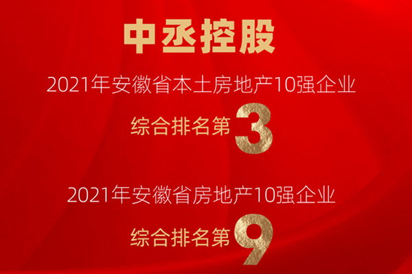 中丞控股緊跟時代潮向，再獲殊榮！